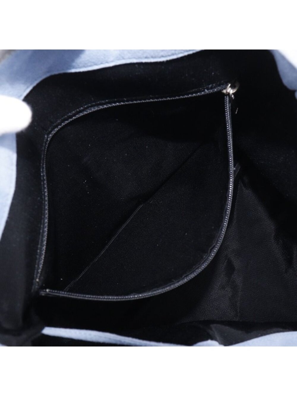 Chanel CC Logo Lapin Rabbit Light Blue Tote - Picture 7 of 10